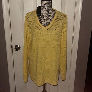 FDJ NWT crochet sweater